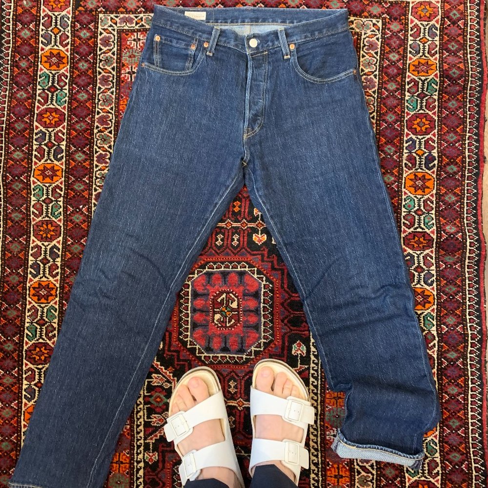 Levi's® Premium 501 '93 Straight Leg Jeans Dark Rinse